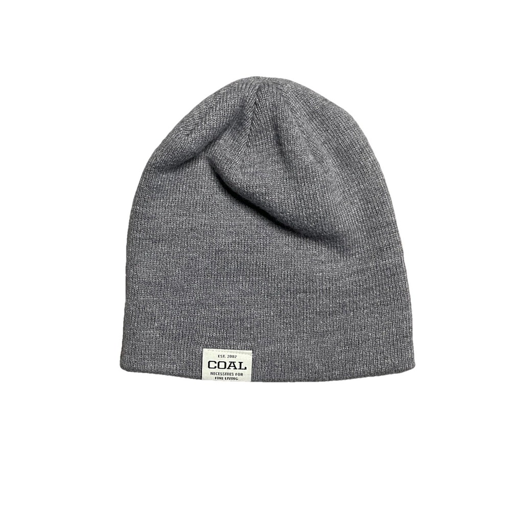 Coal Beanie Hat Cap Gray Logo Grunge Punk Skate For Adventure Seekers One Size